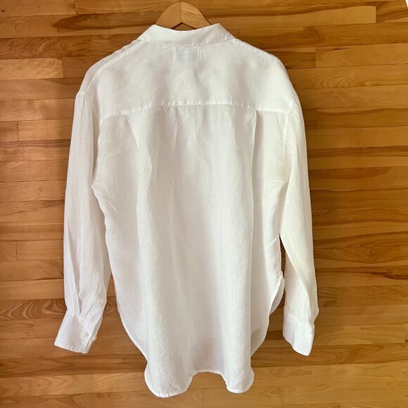 🕊️ Aritzia Essential Relaxed Linen Shirt – S (sold out) - Picture 5 of 8